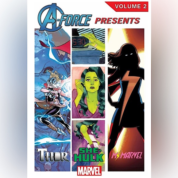 A-Force Presents Thor, She-Hulk and Ms. Marvel Vol. 2 PARPERBACK - Picture 1 of 2